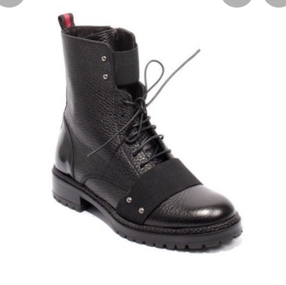 LAURA bellariva leather combat boots